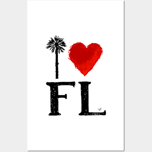 I Heart Florida (remix) by Tai's Tees Posters and Art